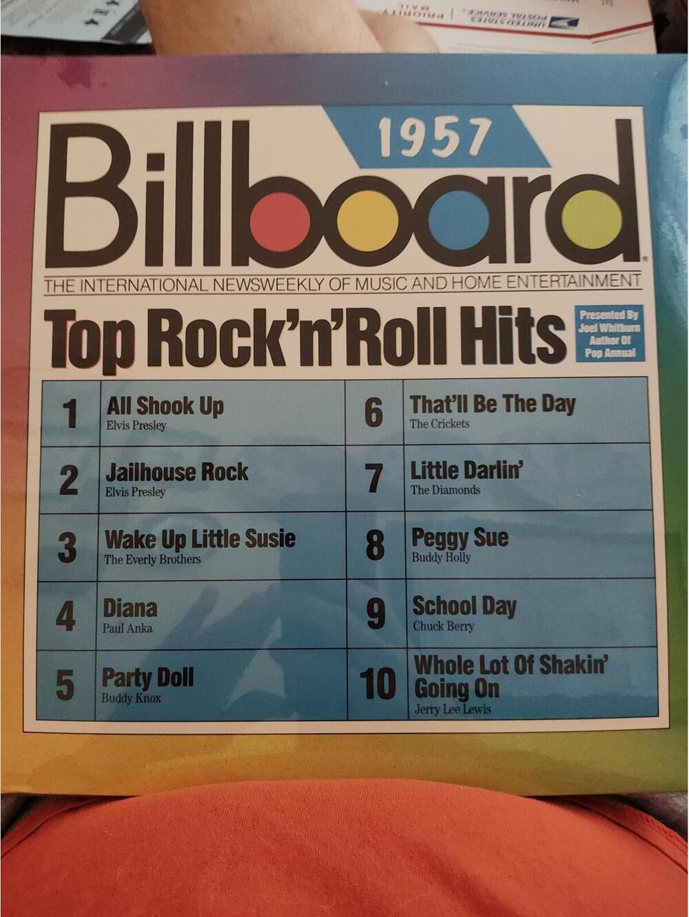 Vinyl LP unopened Billboard Top Rock hits 1957 M/M